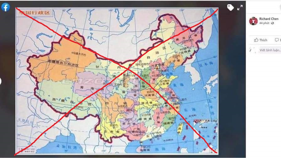 Xử phạt chủ tài khoản người nước ngoài vi phạm về đăng, phát, sử dụng hình ảnh bản đồ Việt Nam